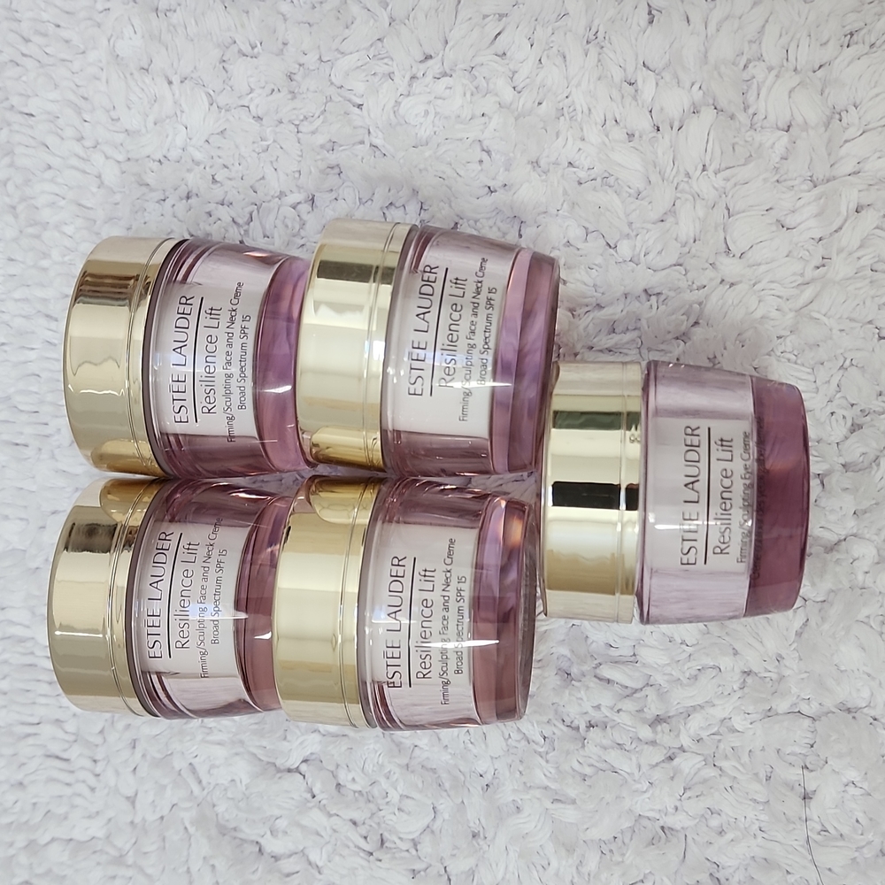 4 Estee Lauder Resilence Lift .5oz + Bonus .34 bottle